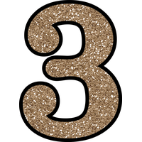 Picture Glitter Number Free Download PNG HD