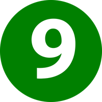 9 Number Free Clipart HQ