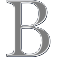 B Letter PNG Free Photo