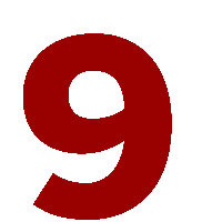 9 Number Free PNG HQ