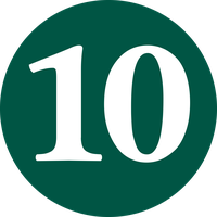 10 Number Free Transparent Image HQ