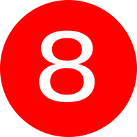 8 Number PNG Free Photo