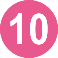 10 Number PNG Free Photo