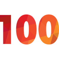 100 Number Free HD Image