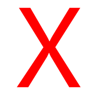 X Letter Free Download PNG HQ