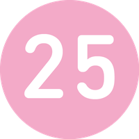25 Number Free PNG HQ