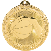 Golden Basketball Medal PNG Image High Quality