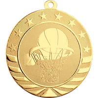 White Basketball Medal Free Clipart HD