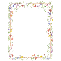 Vector Frame Flowers PNG Image High Quality
