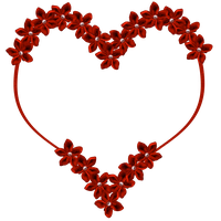 Heart Vector Flower Red PNG Free Photo