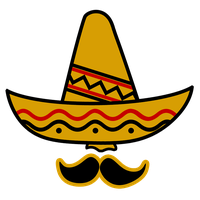 Hat Mexican Mustache Free Download PNG HQ