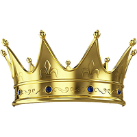 Golden Crown King Free Transparent Image HD