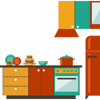 Photos Vector Kitchen Free Download PNG HQ
