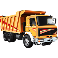 Industrial Truck Dump Free PNG HQ