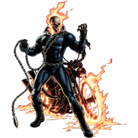 Ghost Flame Rider PNG Free Photo