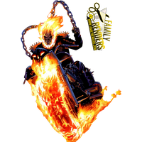 Ghost Flame Rider Free Clipart HQ