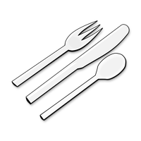 Fork Vector Silver PNG Download Free