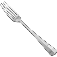 Fork Vector Silver Free Clipart HD