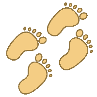 Walking Footprints PNG Image High Quality