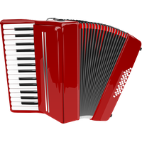 Vector Red Accordion Download HQ