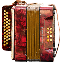Picture Red Accordion PNG Download Free