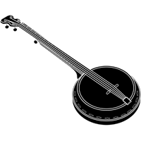 Instrument Banjo Musical Free Clipart HQ