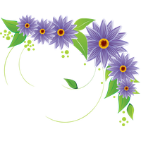 Vector Flowers PNG Image High Quality