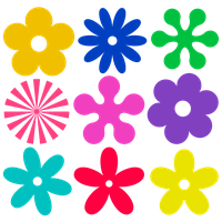 Vector Flower Colorful Free Photo