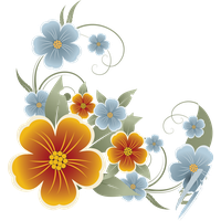 Vector Flowers Design Free PNG HQ