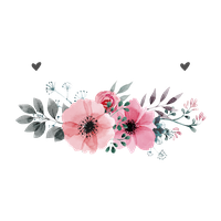 Watercolor Flower Art Vector Free PNG HQ