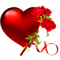 Heart Flower Red Free Download PNG HD