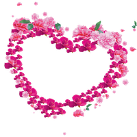 Heart Flower Romantic Free Clipart HD