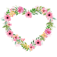Heart Flower Romantic Free Clipart HQ