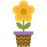 Pot Flower PNG Free Photo