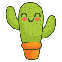 Tropical Plant Cactus Vector Free PNG HQ