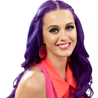 Purple Katy Hair Perry Free PNG HQ