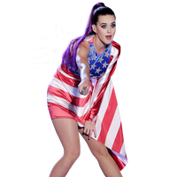 Purple Katy Hair Perry PNG Free Photo