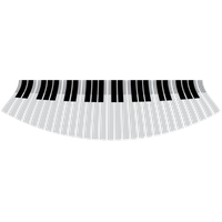 Piano Keyboard PNG File HD