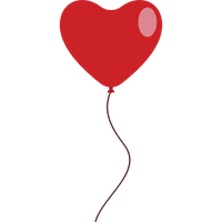 Heart Balloon PNG File HD
