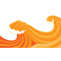Orange Vector Wave Download Free Image