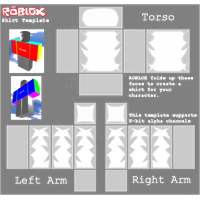 Roblox Shaded Shirt Template Free Download PNG HQ