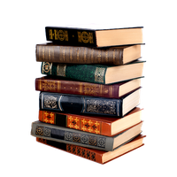Antique Book Stack Free Clipart HD