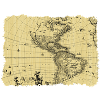 Antique Map Picture PNG Free Photo