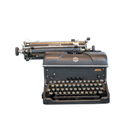 Antique Picture Typewriter Free PNG HQ