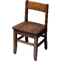 Wooden Antique Chair PNG Image High Quality