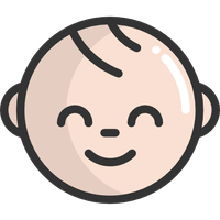 Baby Smiling Cartoon Free Download PNG HQ