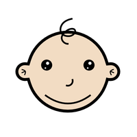 Baby Smiling Cartoon PNG Download Free