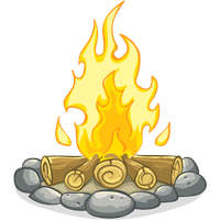 Vector Campfire PNG Download Free