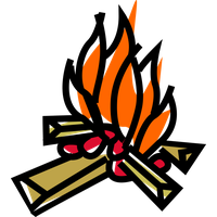 Vector Campfire Flame PNG Image High Quality