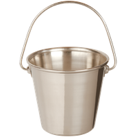 Bucket Silver PNG Image High Quality